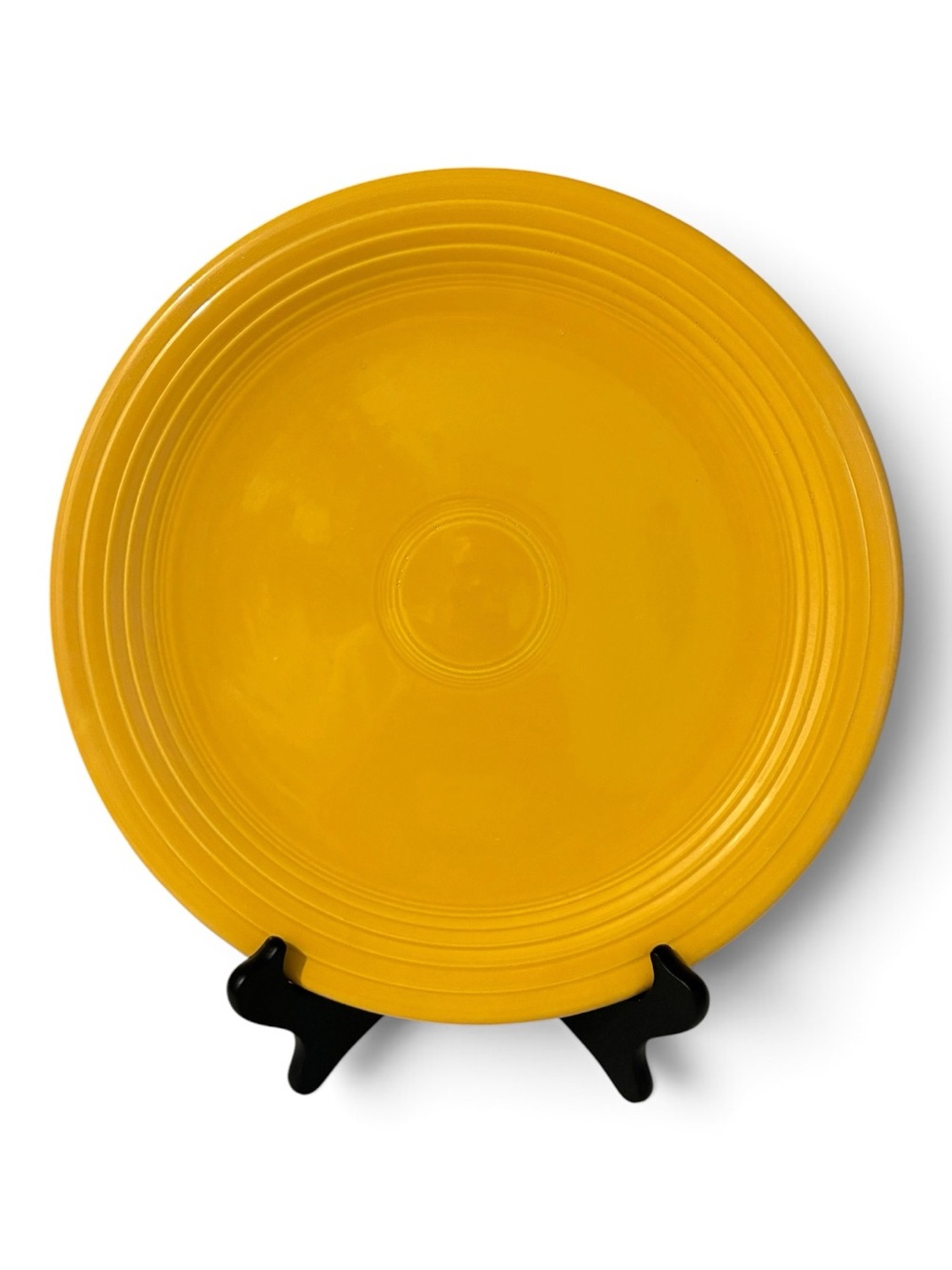 VTG Fiesta Ware 12" Chop Plate Round Platter Original Yellow HLC USA 1938-1969